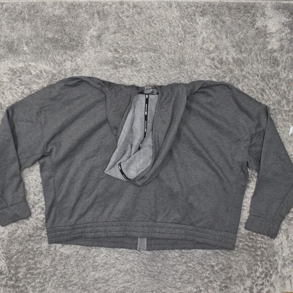 Puma Women's Plus Size 3X Basic Jacket Gray Cotton Blend Solid - Picture 8 of 8